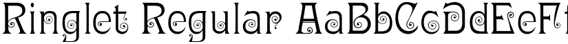 Ringlet Regular font