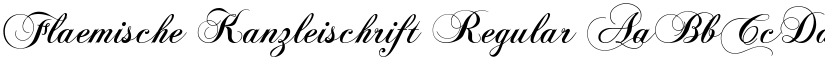 Flaemische Kanzleischrift Regular font