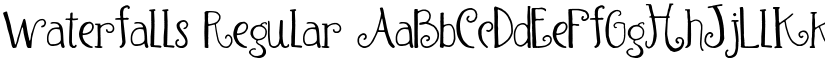 Waterfalls Regular font