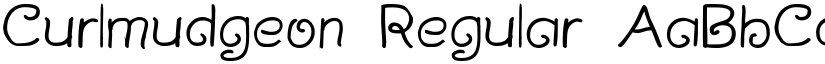 Curlmudgeon font download