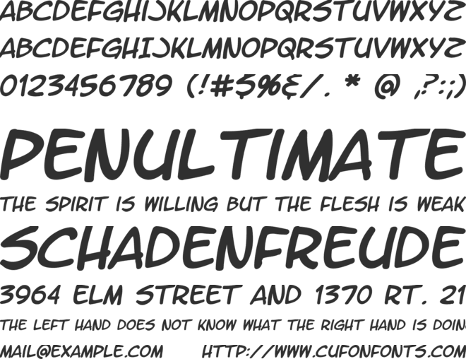 LetterOMatic! font preview