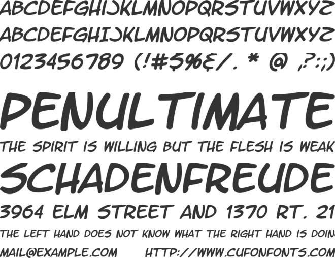 LetterOMatic! font preview