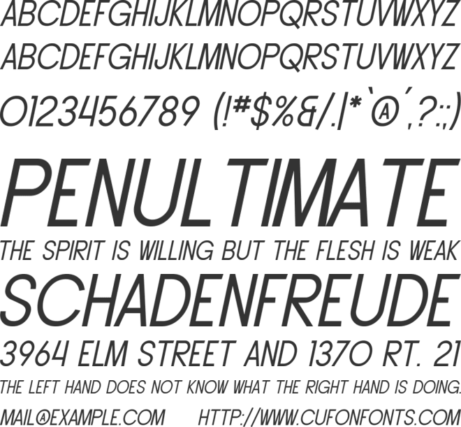 SF Buttacup Lettering font preview
