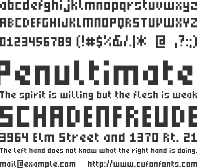 Small Talk font preview