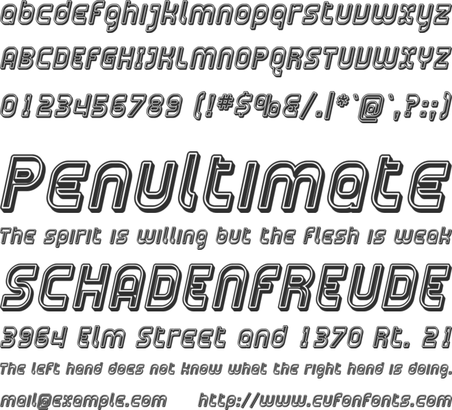 Plasmatica Open font preview