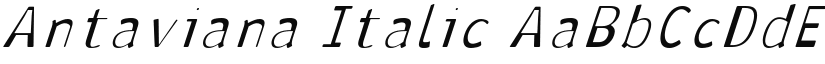 Antaviana font download