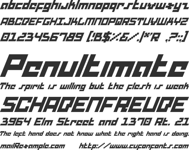 Drid Herder Solid font preview