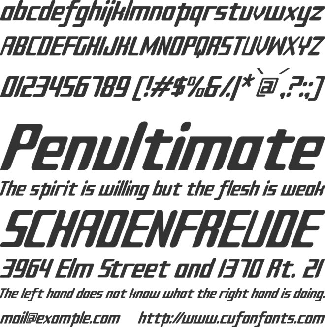 Sujeta font preview