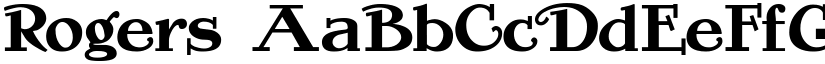 Rogers font