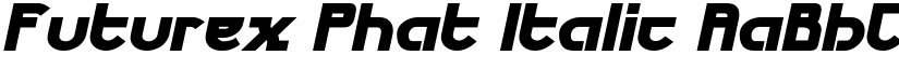 Futurex Phat Italic font