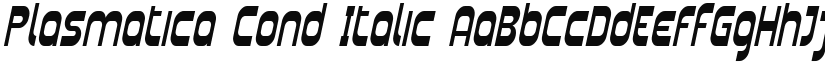 Plasmatica Cond font download