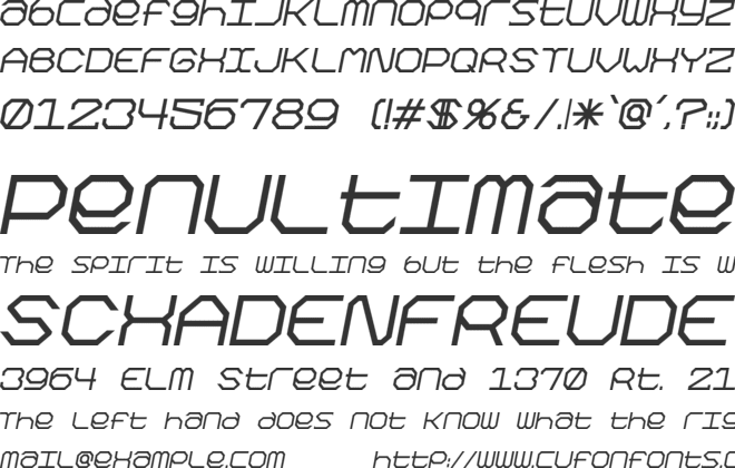 Kimono Kong font preview