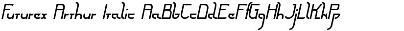 Futurex Arthur Italic font