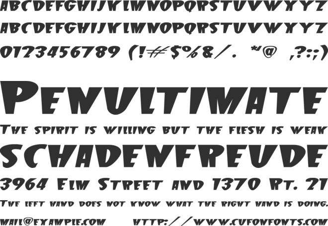 BeetleJ font preview