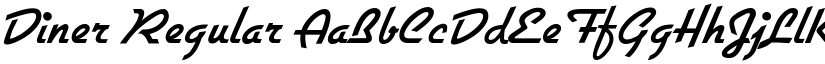 Diner Regular font