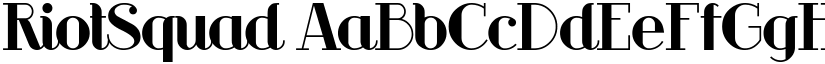 RiotSquad font