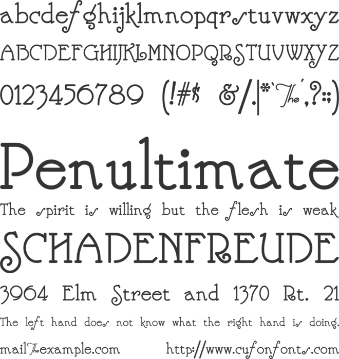 Nickelodeon font preview