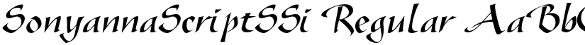 SonyannaScriptSSi font download