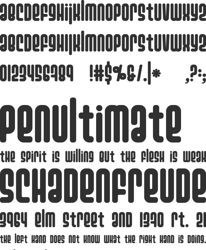 Ashbury font preview