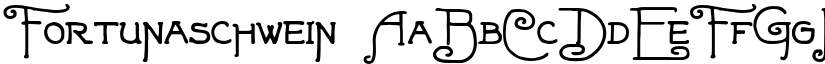 Fortunaschwein font download