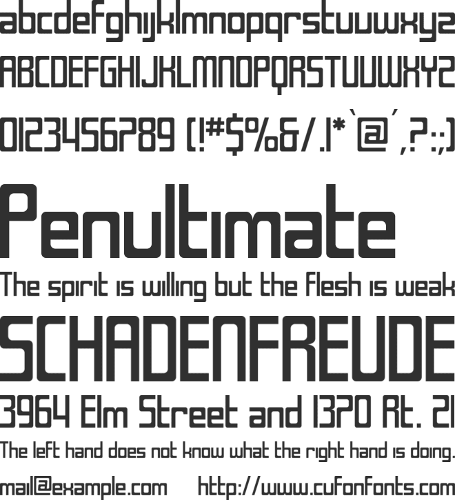 SF Laundromatic font preview