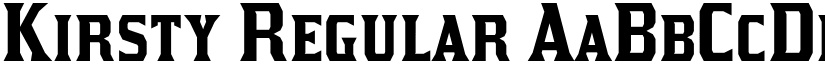 Kirsty Regular font