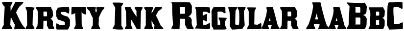 Kirsty Ink Regular font
