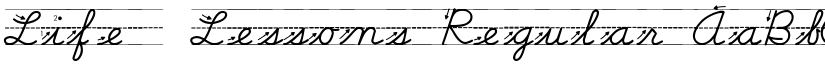 Life-Lessons Regular font
