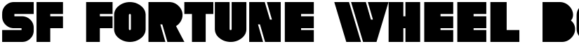SF Fortune Wheel Bold font