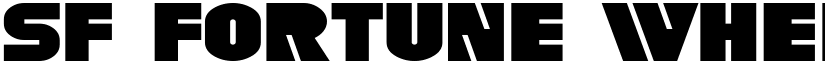 SF Fortune Wheel Extended Regular font