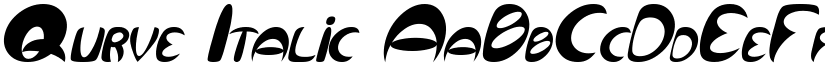 Qurve Italic font