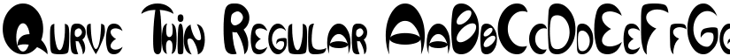 Qurve Thin Regular font