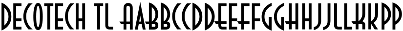 DecoTech TL font