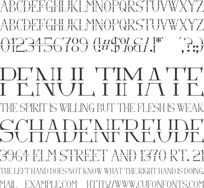 Via-A-Vis font preview