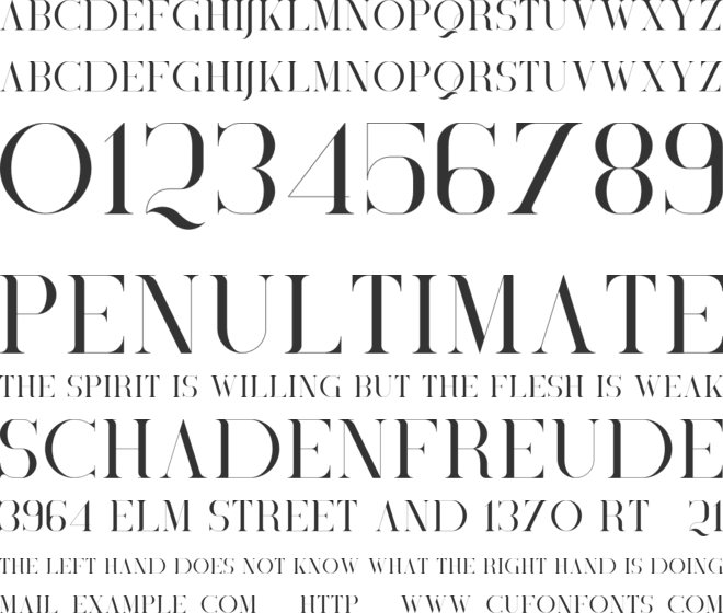 BlackGold font preview