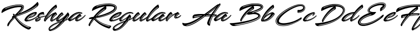 Keshya Regular font