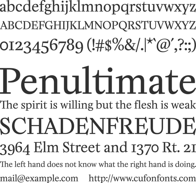 Minipax font preview