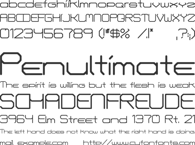 Fontmaker's Choice font preview