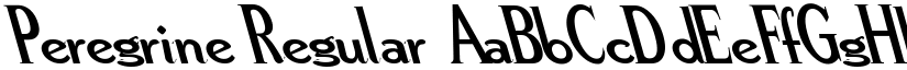 Peregrine font download