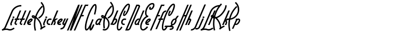 LittleRickeyNF font