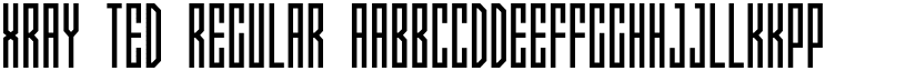Xray Ted Regular font