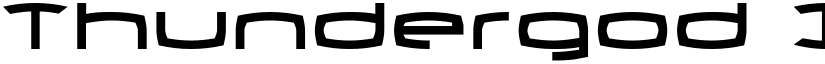 Thundergod II Regular font