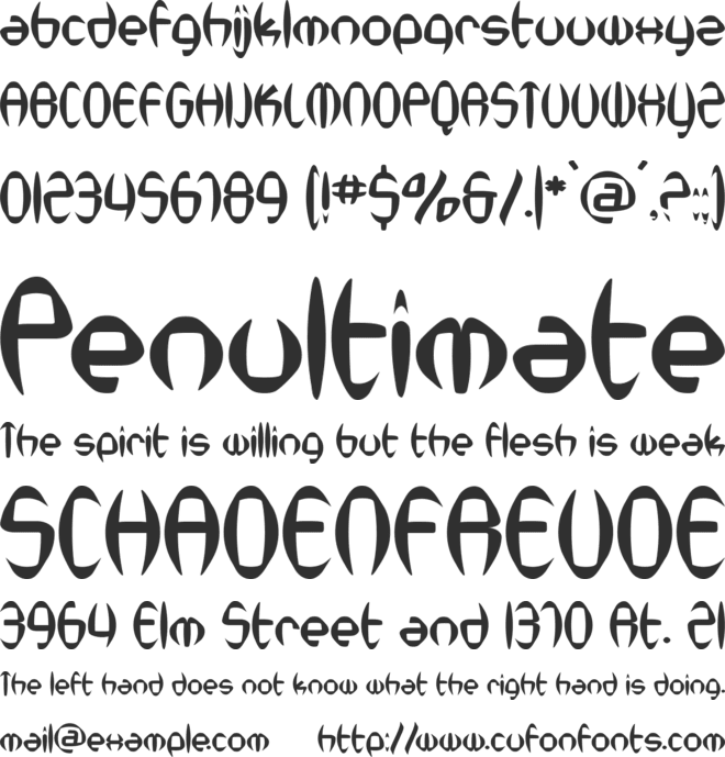 SF Synthonic Pop font preview
