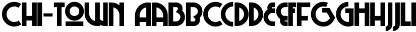 Chi-Town font