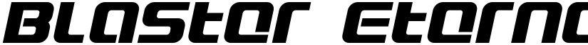 Blaster Eternal Italic font