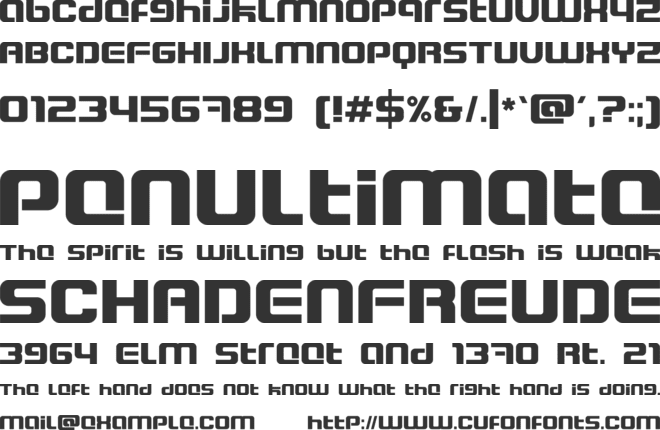 Blaster Eternal font preview