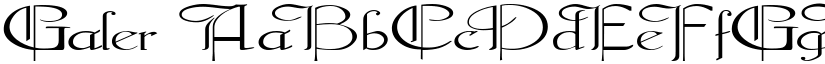 Galer font
