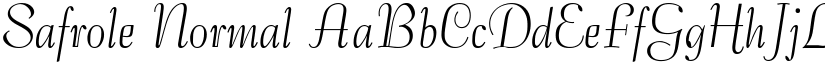 Safrole font download