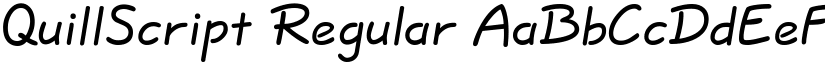 QuillScript font download