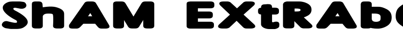 Sham ExtraBold font